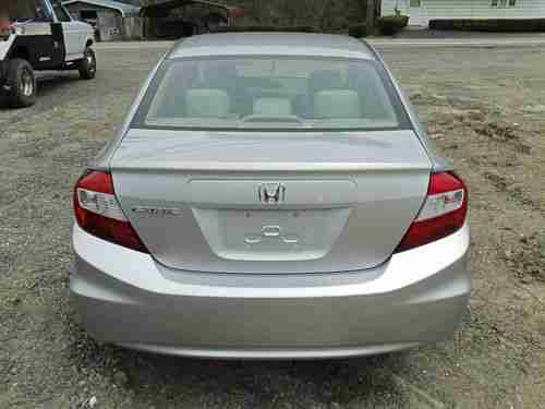 NO RESERVE 2012 HONDA CIVIC LX SEDAN 1.8L AUTO FLOOD SALVAGE REBUILDABLE NY907A, image 6