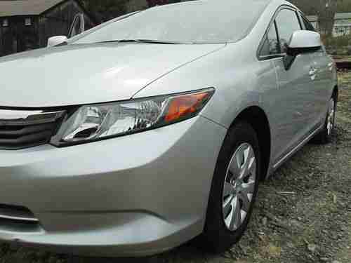 NO RESERVE 2012 HONDA CIVIC LX SEDAN 1.8L AUTO FLOOD SALVAGE REBUILDABLE NY907A, image 9