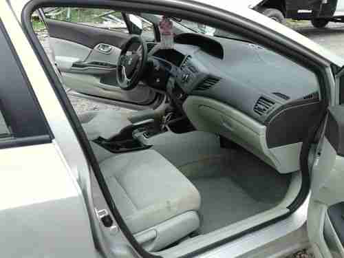 NO RESERVE 2012 HONDA CIVIC LX SEDAN 1.8L AUTO FLOOD SALVAGE REBUILDABLE NY907A, image 12