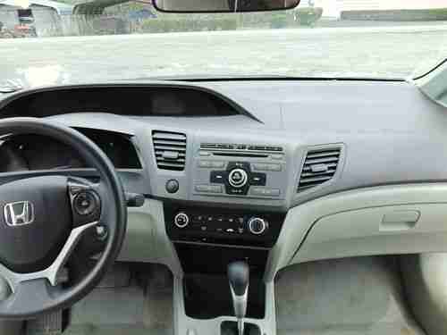 NO RESERVE 2012 HONDA CIVIC LX SEDAN 1.8L AUTO FLOOD SALVAGE REBUILDABLE NY907A, image 14
