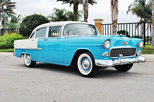 Absolutly mint fully restored 55 chevrolet 210 has 350 v-8 runs drives looks new