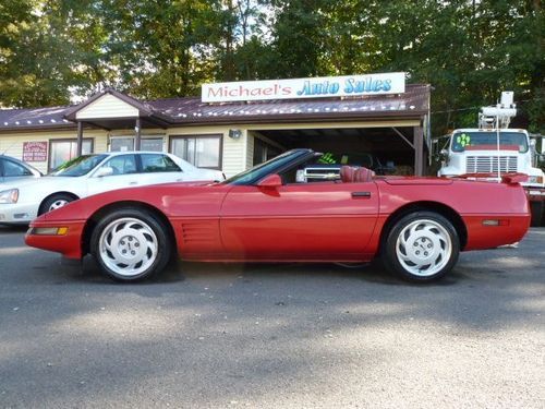 1991 chevrolet corvette convertible 6spd clean runs strong no reserve