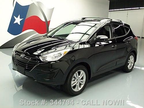 2012 hyundai tucson gls leather blk on blk spoiler 98mi texas direct auto