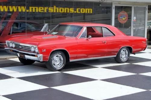 67 chevelle ss - red/red - free usa shipping!