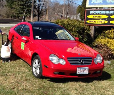 2002 mercedes-benz c230 kompressor coupe 2-door 2.3l