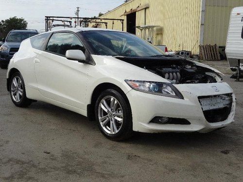 2011 honda cr-z ex cvt damaged fixer only 15k miles economical priced to sell!!
