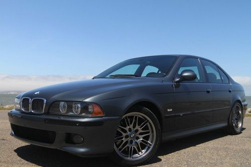 Stunning 2001 bmw m5 sterling grey 79k low miles 2 owner calif car no reserve