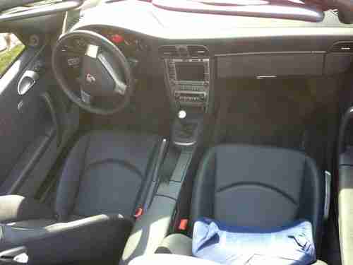 Porsche 911 Convertible 2008 Cabriolet Manual 9k miles Silver/Navy, image 9