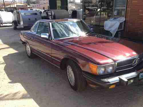 1988 MERCEDES BENZ 560 SL ROADSTER CLARIET EXTERIOR, COLLECTOR'S CAR, image 2