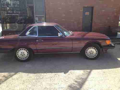 1988 MERCEDES BENZ 560 SL ROADSTER CLARIET EXTERIOR, COLLECTOR'S CAR, image 3