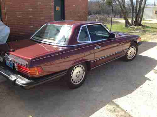1988 MERCEDES BENZ 560 SL ROADSTER CLARIET EXTERIOR, COLLECTOR'S CAR, image 4