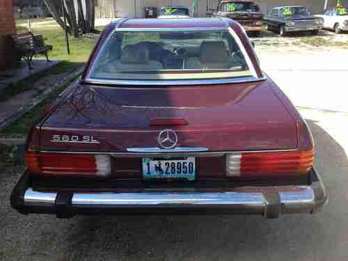 1988 MERCEDES BENZ 560 SL ROADSTER CLARIET EXTERIOR, COLLECTOR'S CAR, image 5