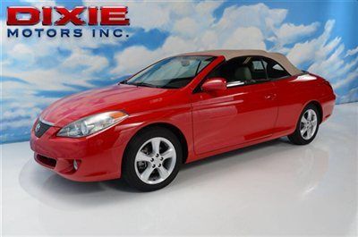 2006 toyota solara convertible - sle v6 engine - leather - jbl ** only 19k miles