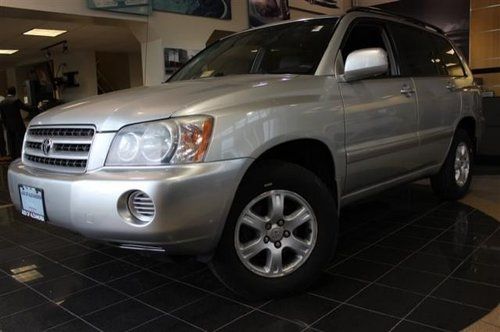 2003 toyota highlander all wheel drive one owner