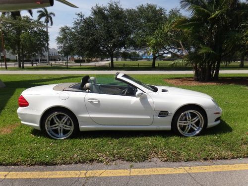 2005 mercedes-bendz sl600 amg pano roof mint fl car convertible low reserve