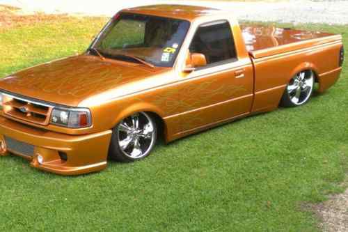 Ford ranger bagged with custom bed #6