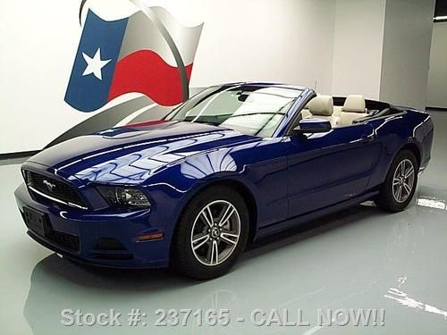 2013 ford mustang v6 premium convertible leather shaker texas direct auto