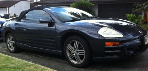 ~ 2005 mitsubishi eclipse spyder gt convertible 2-door 3.0l v6, low miles! ~