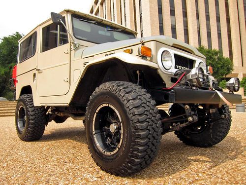 1973 toyota fj land cruiser 4x4, complete off frame restoration, super clean!