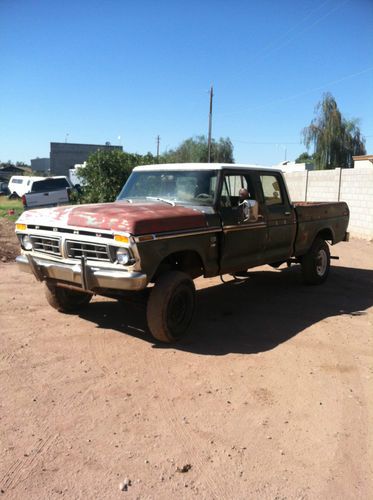 1976 ford f 250 crew cab 4 x 4 short bed highboy, image 2