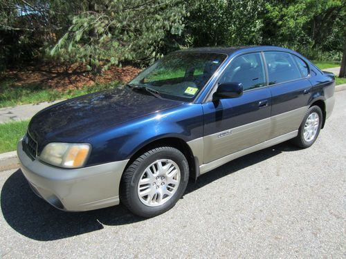 RARE Dark Blue 2004 Subaru Outback Limited Sedan Mint Condition 2.5L, image 2