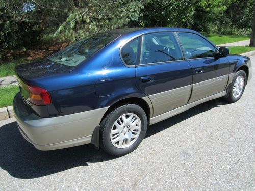 RARE Dark Blue 2004 Subaru Outback Limited Sedan Mint Condition 2.5L, image 6