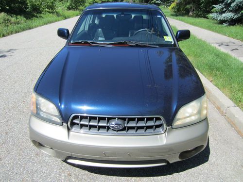 RARE Dark Blue 2004 Subaru Outback Limited Sedan Mint Condition 2.5L, image 13