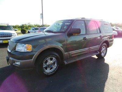2004 expedition eddie bauer suv 5.4l leather 3rd row tow we finance
