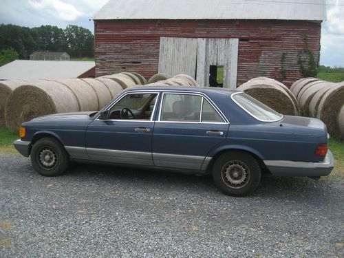 1985 mercedes benz 300sd diesel winchester,va. blue exterior tan interior