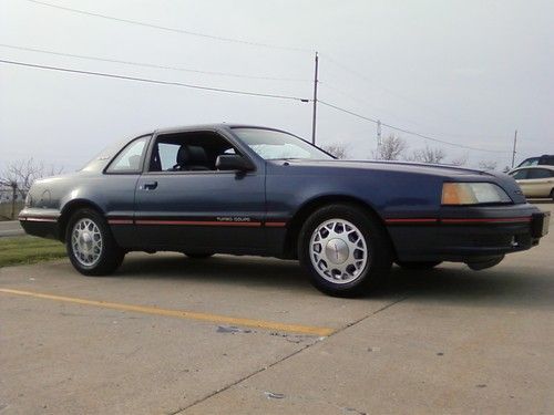 1987 ford thunderbird turbo sedan 2-door 2.3l