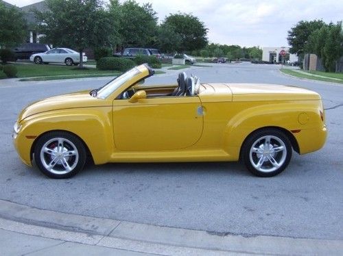One of a kind slingshot yellow chevrolet ssr