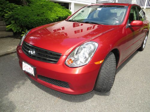 2005 infiniti g35 base sedan 4-door 3.5l standard transmission factory nav gps