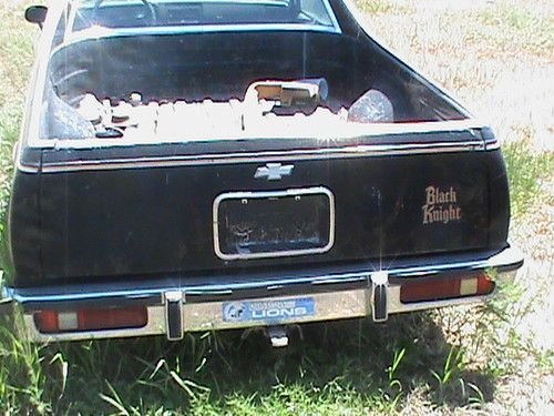 1978 chevy el camino black knight