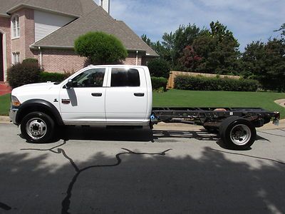 11 ram 5500 crew cab 6.7l cummins diesel cab &amp; chassis automatic