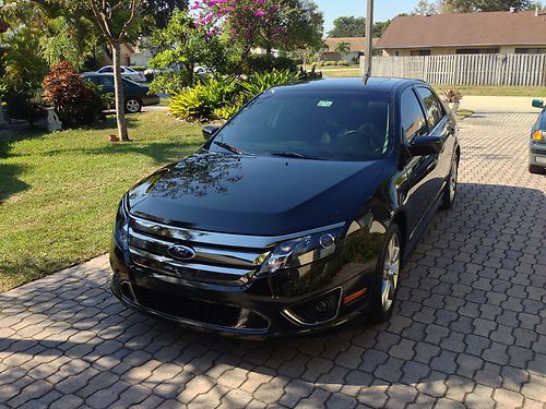 2012 ford fusion sport, loaded, black, nav,premium sound