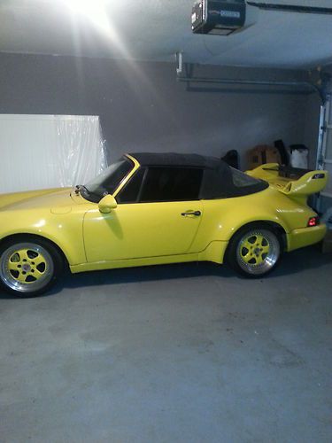 Custom 1985 porsche911 carrera euro cabrio gt full 89' wide body conversion 3.2l