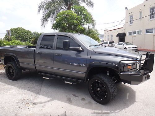 2004 dodge ram 2500 4x4 crew cab laramie cummins diesel lifted !! make offer