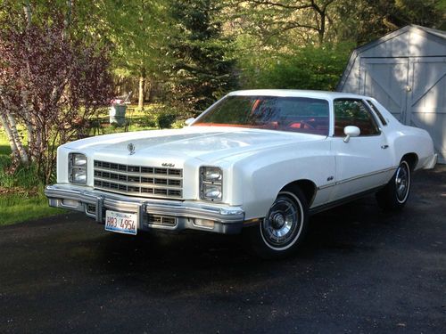 1977 chevrolet monte carlo s coupe 2-door 5.7l