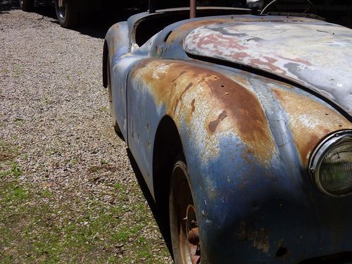 Jaguar XK120 roadster  Vintage race car, image 3