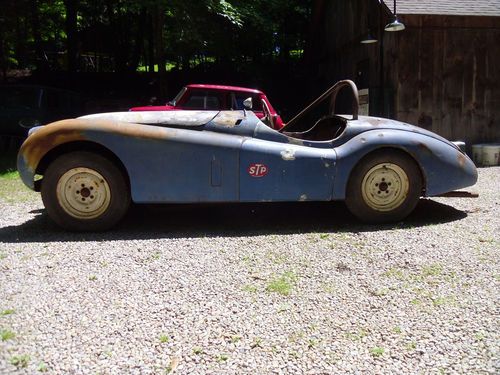 Jaguar XK120 roadster  Vintage race car, image 5