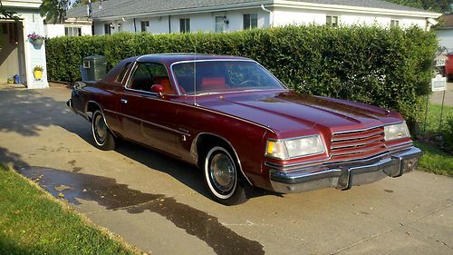 1979 dodge magnum xe 318 auto red 2dr xs22g