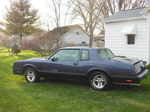 1984 Chevrolet Monte Carlo SS Coupe 2-Door 5.0L, Blue, light Blue interior, image 2