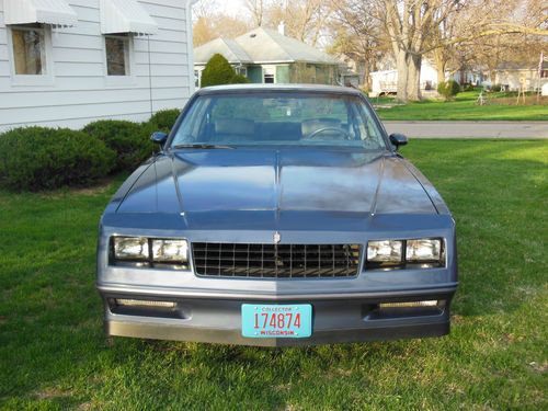 1984 Chevrolet Monte Carlo SS Coupe 2-Door 5.0L, Blue, light Blue interior, image 7
