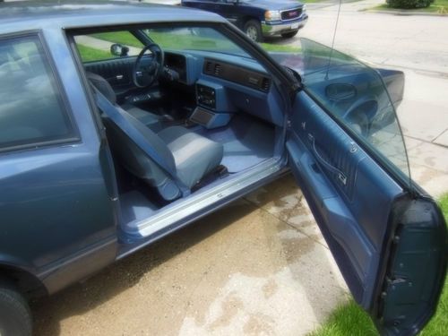 1984 Chevrolet Monte Carlo SS Coupe 2-Door 5.0L, Blue, light Blue interior, image 8
