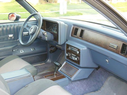 1984 Chevrolet Monte Carlo SS Coupe 2-Door 5.0L, Blue, light Blue interior, image 9