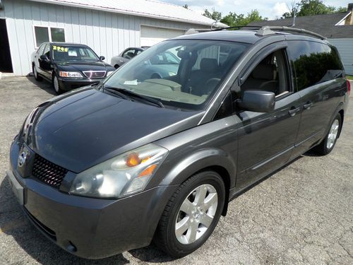2004 nissan quest se ,leather,skylight,dvd,serviced,no reserve.