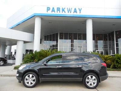 Chevy 2011 traverse fwd ltz certified one owner 3.6l dual-scape sunroof buckets