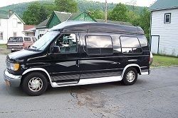 1999 ford e-150 econoline handicap independence/wireless ramp controls 5.4l