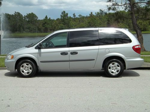 2003 dodge grand caravan se minivan low miles mini passenger van 3rd row third