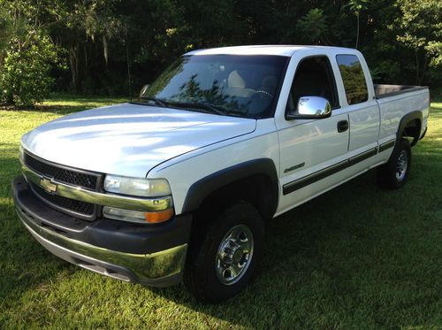 2001chevrolet 2500 hd extra cab 4 door truck 3/4 ton chevy short bed